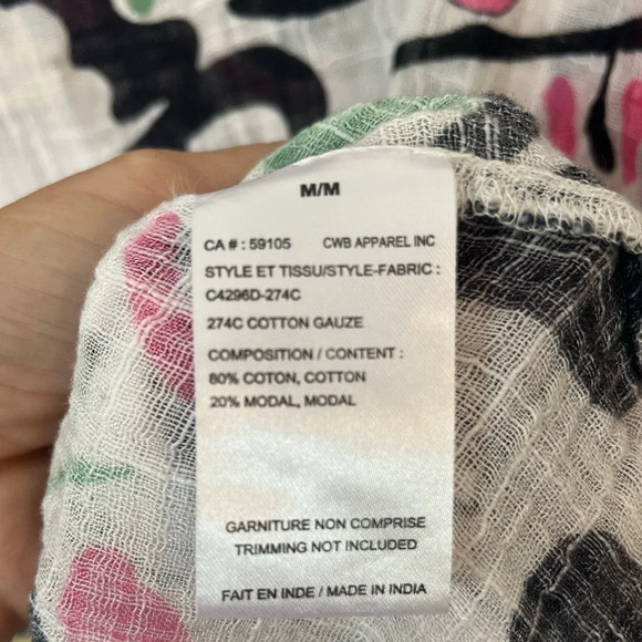 Charlie B retail:$95 COTTON GUAZE size medium - Picture 6 of 11